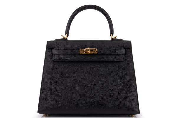 Hermès Kelly 25		Epsom	Noir	GHW
