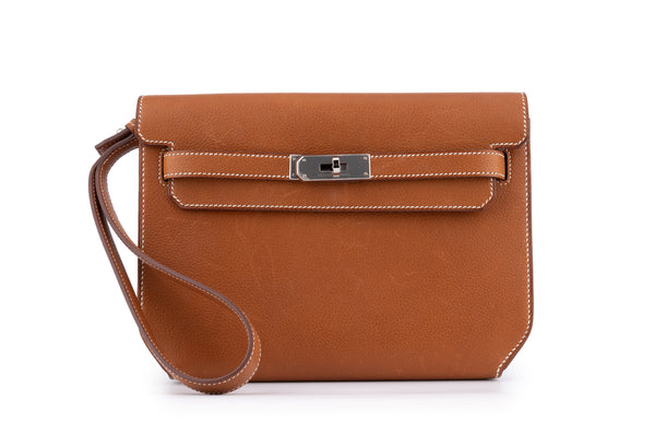 Hermès Kelly 25 Depeches		Barenia	Gold	PHW