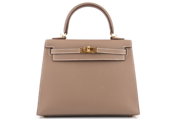 Hermès Kelly 25		Epsom	Etoupe	GHW