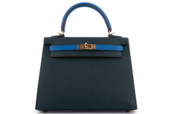 Hermès Kelly 25	Epsom 	Frida/vert Anglais	GHW