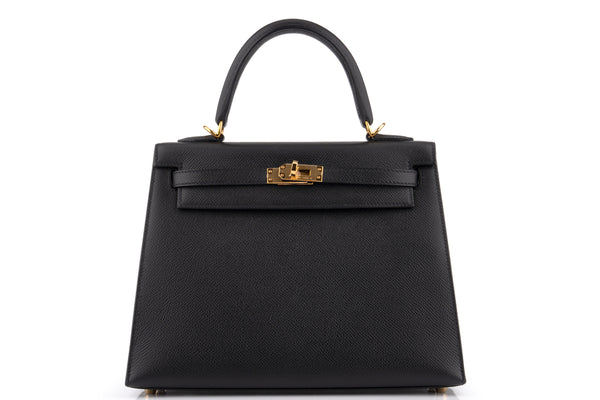 Hermès Kelly 25 Epsom	Noir	GHW