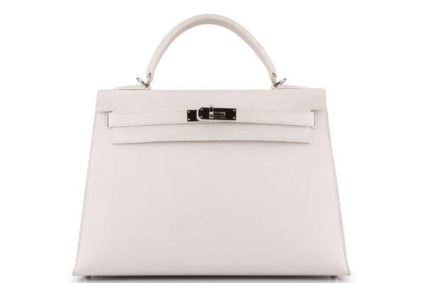 Hermès Kelly 32		Epsom	White	PHW