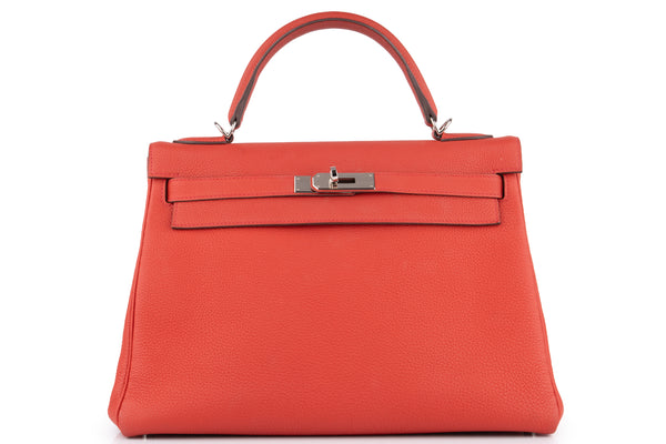 Hermès Kelly 32		Togo	Geranium	PHW