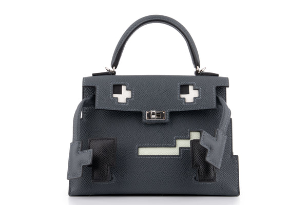 Hermès Kelly Doll		Epsom	Gris Misty / Vert Fizz 	PHW