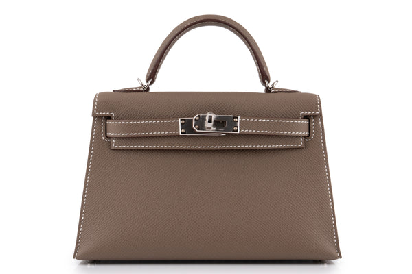 Hermès Mini Kelly		Epsom	Etoupe	PHW