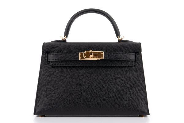 Hermès Mini Kelly		Epsom	Noir	GHW