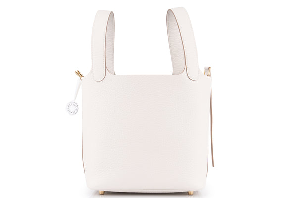 Hermès Picotin 18		Clemence	Gris Pale	GHW