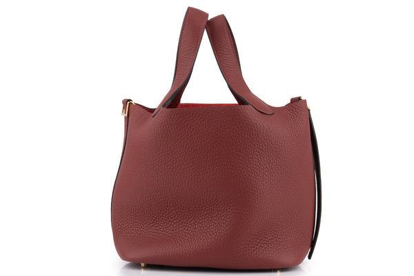 Hermès Picotin 18		Clemence	Rouge H	GHW